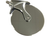Coupe-pizza de luxe en acier inoxydable 100 mm