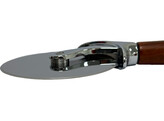 Coupe-pizza de luxe en acier inoxydable 100 mm