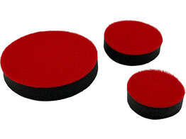 Set of 3 soft sanding pads  37 - 47 - 72 mm 