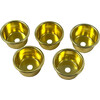 Porte-bougie - Plaque or  5pc 