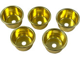 Porte-bougie - Plaque or  5pc 