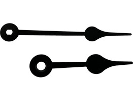 Clock hands SCHOOL HOUSE - 65 mm - Black