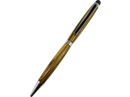 Slimline mit Touchscreen-Stift - Kugelschreiber Mechanismus - Chrom