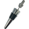 Combinaison bouchon de bouteille/tire-bouchon - Chrome