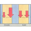 Plano - Presses a coller 1250 mm  2pc    1000 mm rail mural