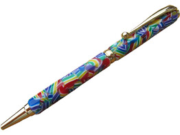 5 pc Twist pen kit - Gold-plated - black