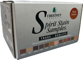 Chestnut - Spirit Stain - Paquet d echantillons Couleurs bois - 12 x 25 ml