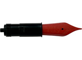 Peter Bock - Plume - 250 - Triple - acier inoxydable  rouge - taille M