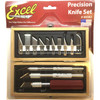 Excel - Precisie scalpel en hobbymesjes set  16st 