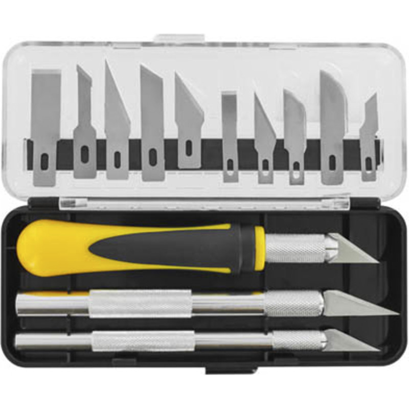 Set de scalpel de précision et couteau de bricolage (16pc