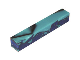 Acetate acrylique - Bleu / Turquoise - 20 x 20 x 130 mm