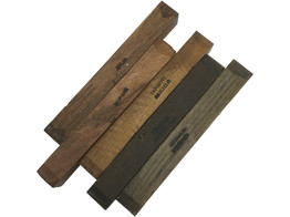Mix van hout uit Mozambique  5st  19 x 19 x 155 mm