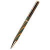Jeu de 5 stylos a bille - Plaque or - noir