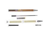 5 pc Twist pen kit - satin chrome