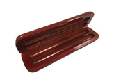 Maple pen box double  red