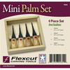 Flexcut - Mini-palm set  4 pc 