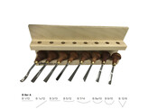 Pfeil - Palm carving tool set - B 8er A  8pc 