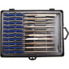 10 pc Diamond straight files set - Grit 100 - 140 mm