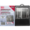 10 pc Diamond straight files set - Grit 100 - 140 mm