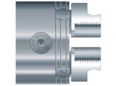 Teknatool - Spigot Klauwen voor G3/SN2 Opspansysteem - 35 mm