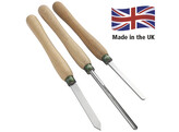 Record Power - Woodturning tools - HSS Bowl turning tool set  3pc 