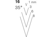 Pfeil - Geissfuss 35  - n 16 - 1 mm