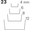 Pfeil - Ciseau a caisse - n 23 - 12 mm
