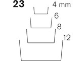 Pfeil - Kastenmeissel - n 23 - 8 mm