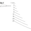 Pfeil - Gouge coudee - 2a l - 12 mm - Gauche