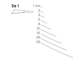 Pfeil - Abgekropfter Stechbeitel - 2a l - 12 mm - Links