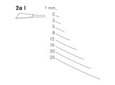 Pfeil - Gouge coudee - 2a l - 12 mm - Gauche