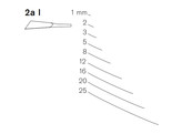 Pfeil - Gouge coudee - 2a l - 16 mm - Gauche
