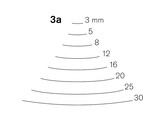 Pfeil - Gouge coudee - 3a - 8 mm
