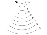 Pfeil - Gouge coudee - 7a - 4 mm