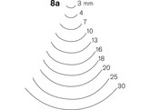 Pfeil - Gouge coudee - 8a - 7 mm