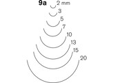 Pfeil - Gouge coudee - 9a - 5 mm