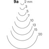 Pfeil - Gouge coudee - 9a - 15 mm