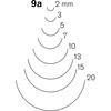 Pfeil - Gouge coudee - 9a - 13 mm