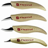 Flexcut - Set of sculpting knives with pouch  4pc 