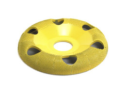 Open carving wheel 100 mm  round  fine