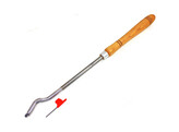 Bent hollowing tool with 10 mm HSS cutter