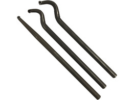 Hunter -  1 Set of 3 hollowing tools without handle - Length 200 mm