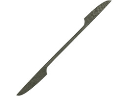 Milani - Rifloir a bois - Forme de couteau - Double face - Longueur 240 mm