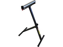 Folding single roller stand