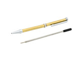 Jeu de 5 stylos a bille - Satin Chrome