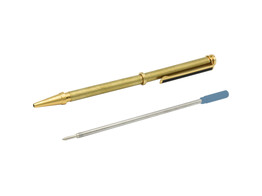 5 pc Twist pen kit - Gold-plated - blue