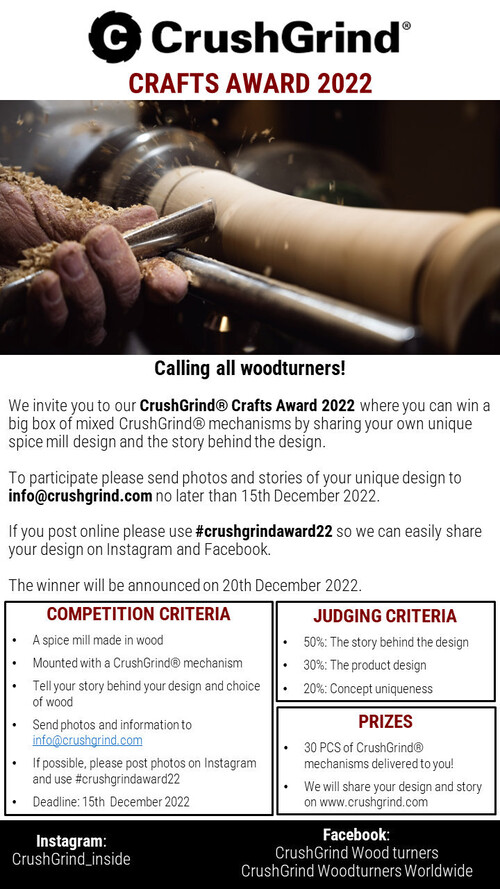 CrushGrind  Crafts Award 2022