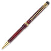 Slimline with touchscreen stylus - Ball-point pen mechanism - Gold-plated