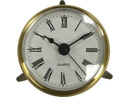 Horloge 65 mm  blanc  romaine