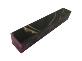 Acetate acrylique - Violet / Gold - 20 x 20 x 130 mm